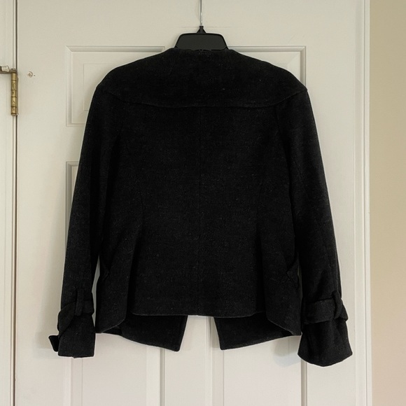 Charcoal Pea Coat by BCBG MaxAzria - Picture 8 of 10